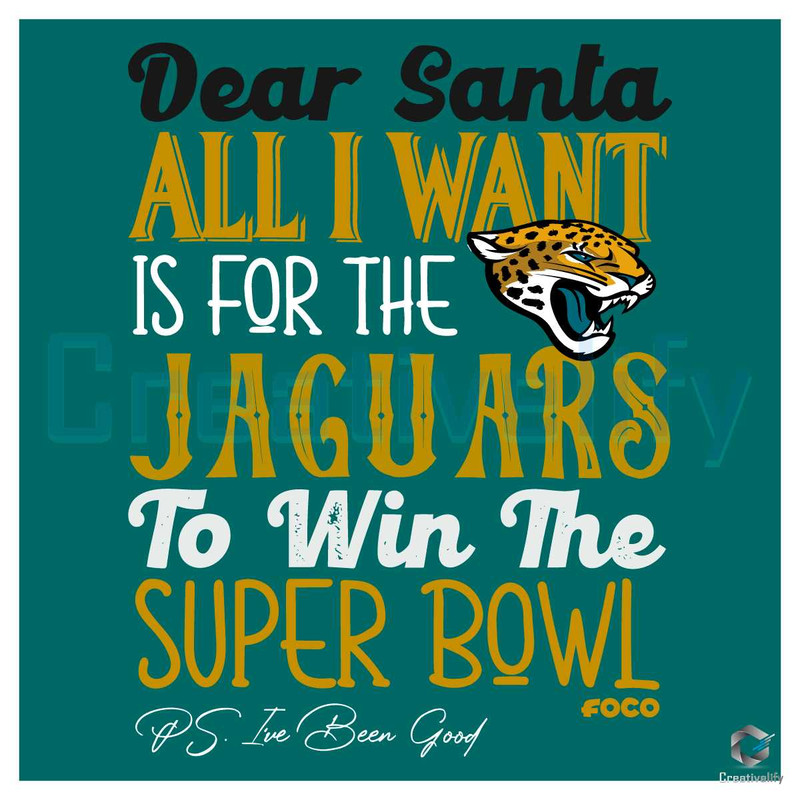 Dear Santa All I Want SVG Jaguars To Win File.jpg