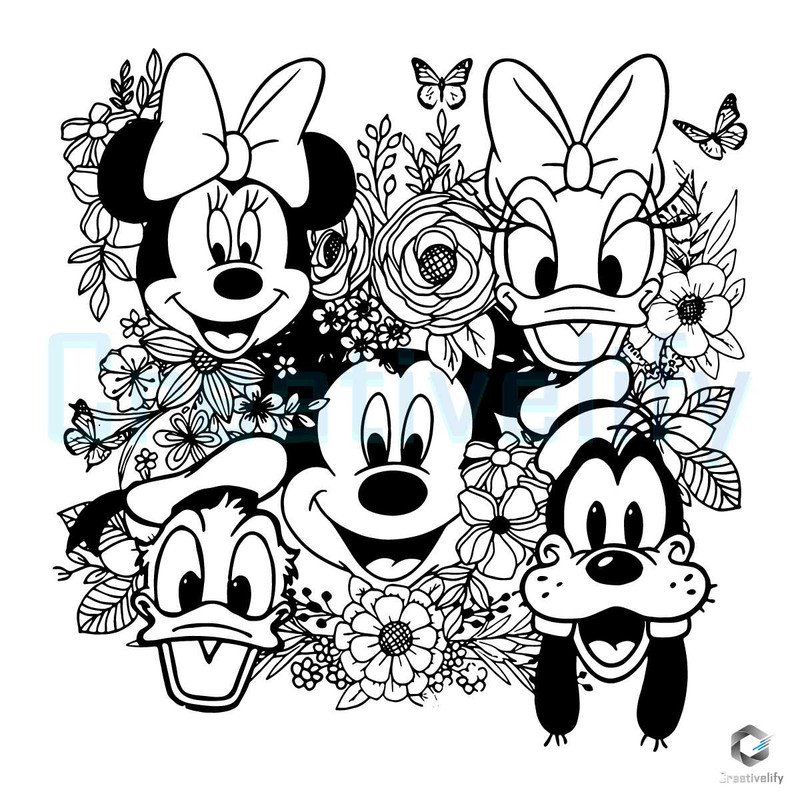 Disney Epcot Flower SVG Garden Festival Vintage Design File.jpg