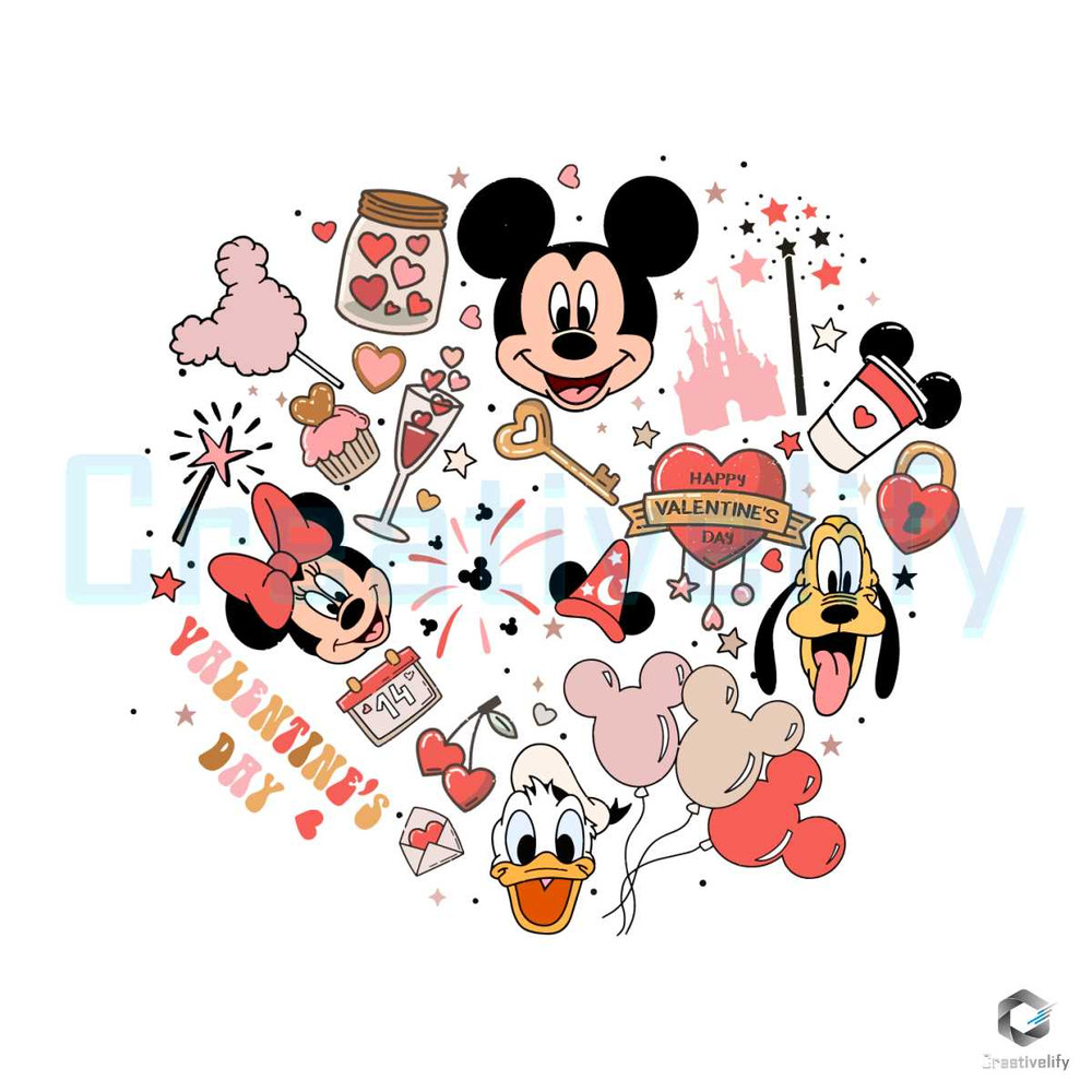 Disney Friends Heart PNG Valentine's Day File Digital.jpg