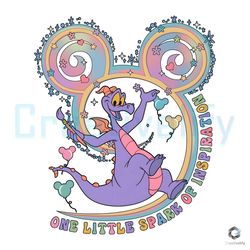 disney one little spark png inspiration figment dragon file