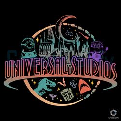 disney universal studios svg disneyland vintage file