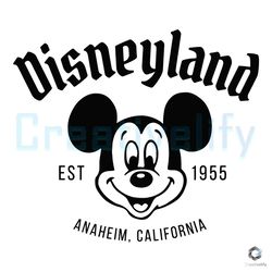 disneyland est 1955 svg mickey anaheim california design