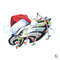 Eagles With Santa Hat PNG Christmas Light File.jpg