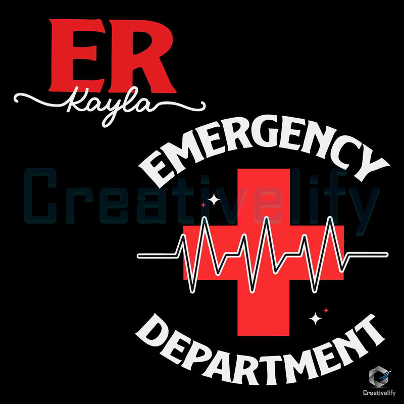 Emergency Department SVG ER Nurse Tech SVG File.jpg