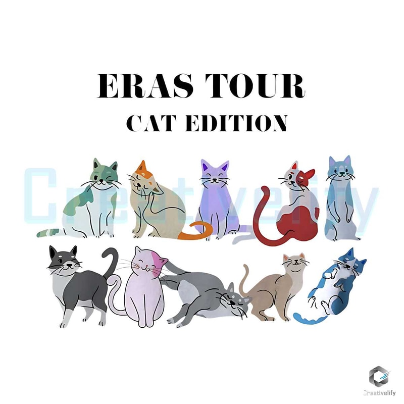 Eras Tour Cat Edition SVG Taylor Swiftie Digital Cricut File.jpg