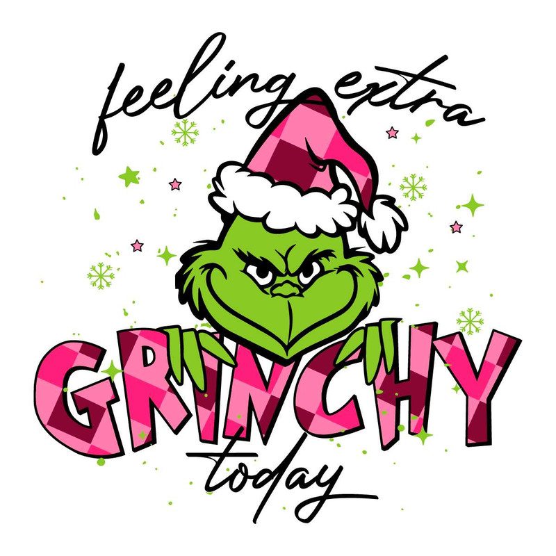 Feeling Extra Grinchy Today SVG Funny Christmas File.jpg