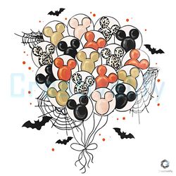 free mickey balloon svg disney haloween file design