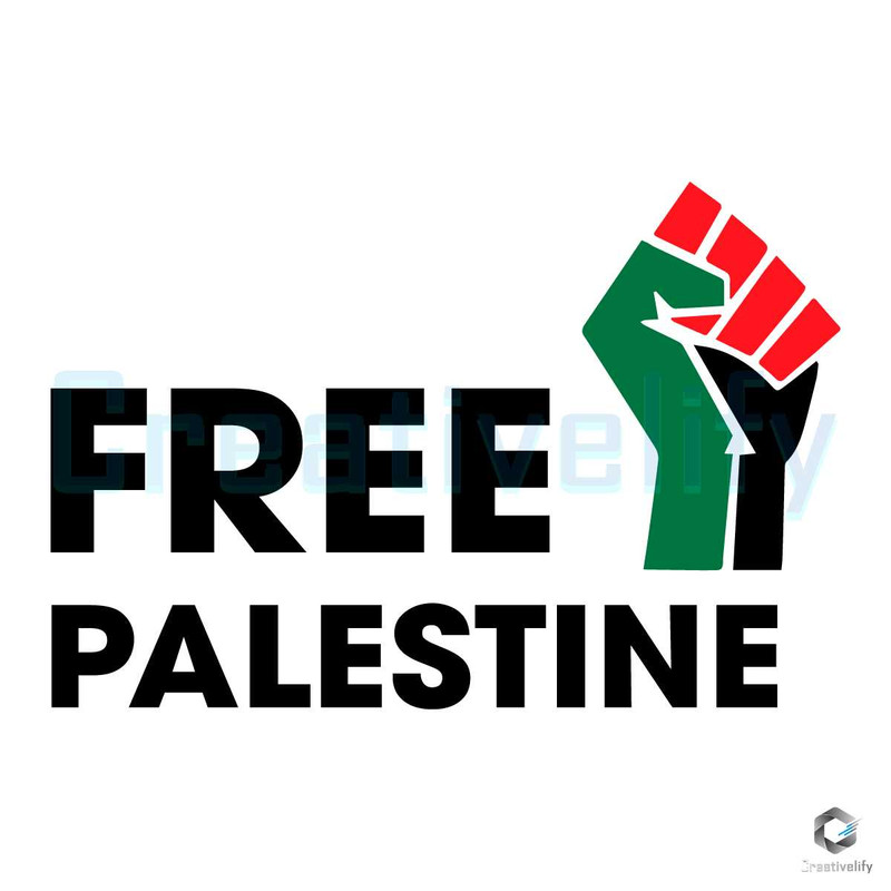 Free Palestine SVG Human Rights Protest File For Cricut.jpg