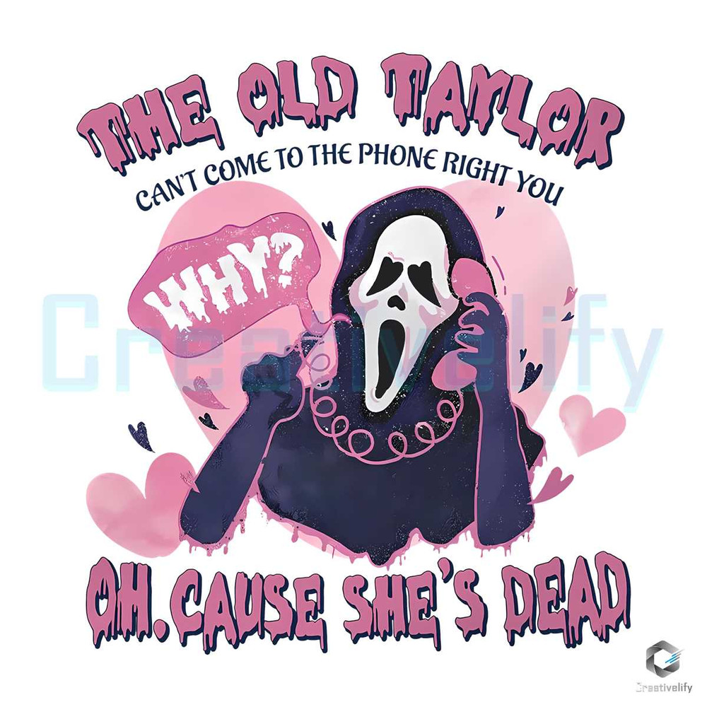 Free Scream Halloween PNG Old Taylor Cant Come File.jpg