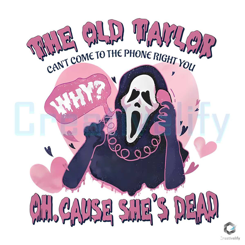 Free Scream Halloween PNG Old Taylor Cant Come File.jpg