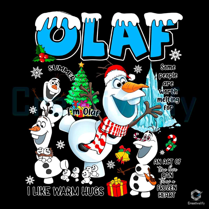 Frozen Olaf Christmas PNG Santa Snowman File.jpg