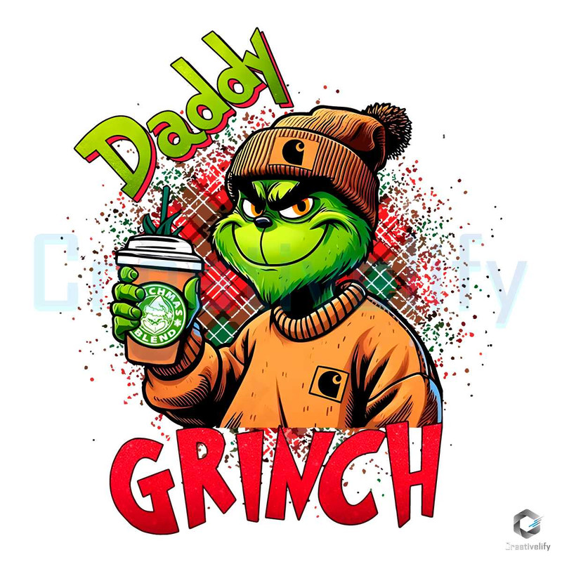 Funny Leopard Daddy Grinch PNG Merry Xmas File.jpg