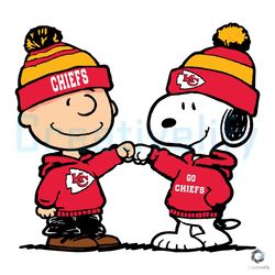 Go Chiefs Peanuts SVG Charlie Brown And Snoopy File