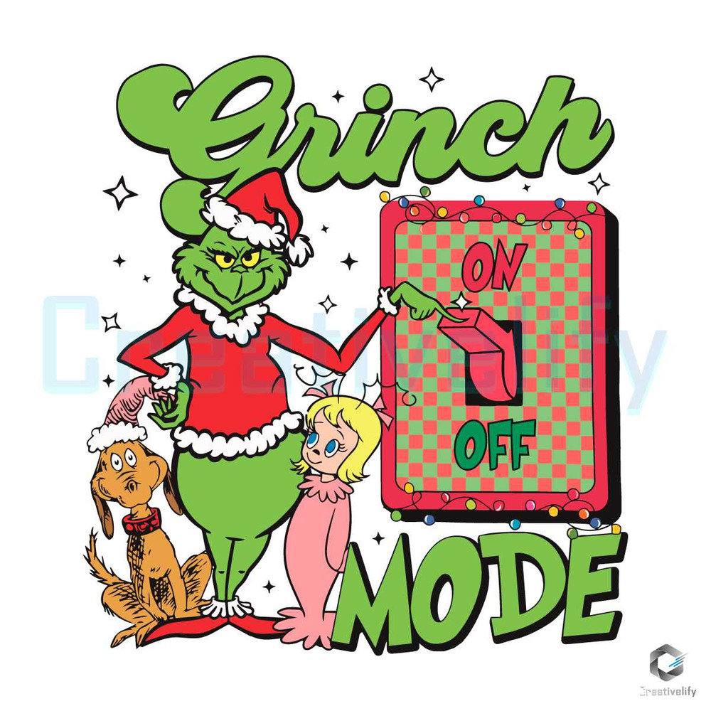 Grinch Mode On Off SVG Funny Christmas File Cutting.jpg