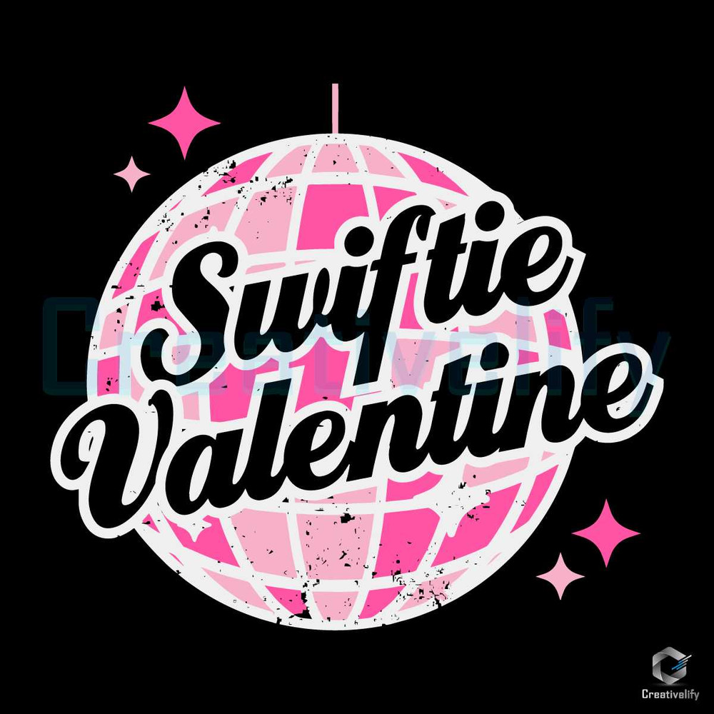 Groovy Swiftie Valentine SVG Disco Ball File Download.jpg