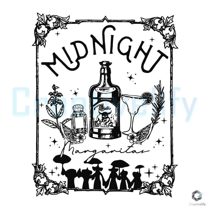 Halloween Midnight Margaritas SVG Cutting File.jpg
