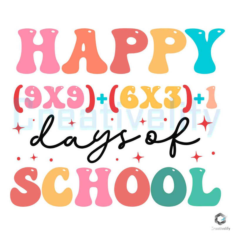 Happy 100 Days Of School SVG Teacher Team File.jpg