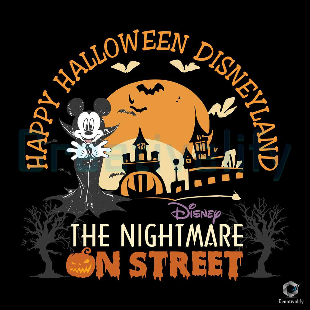 Happy Halloween Disneyland SVG The Nightmare On Street File.jpg