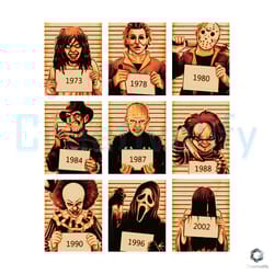 horror killer mugshot png halloween movie friends file
