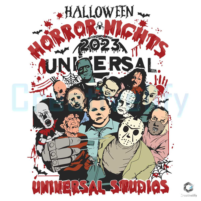 Horror Nights 2023 Halloween SVG Universal Studios File.jpg