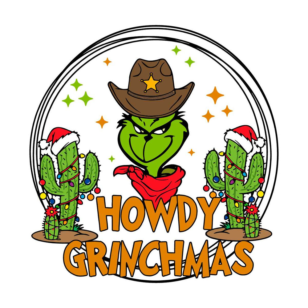 Howdy Grinchmas Western SVG Christmas Cowboy File.jpg
