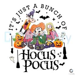 its just a bunch of hocus pocus svg disney halloween png
