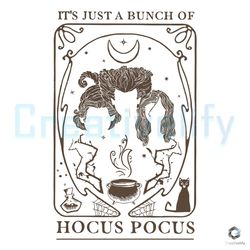 just a bunch of hocus pocus tarot card svg sanderson sister file