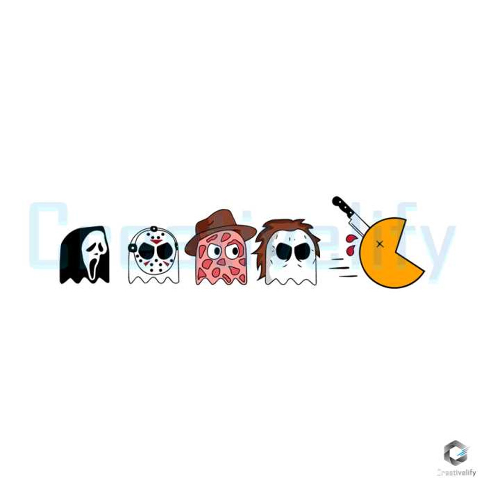 Killers Pacman SVG Halloween Game Design File Digital.jpg