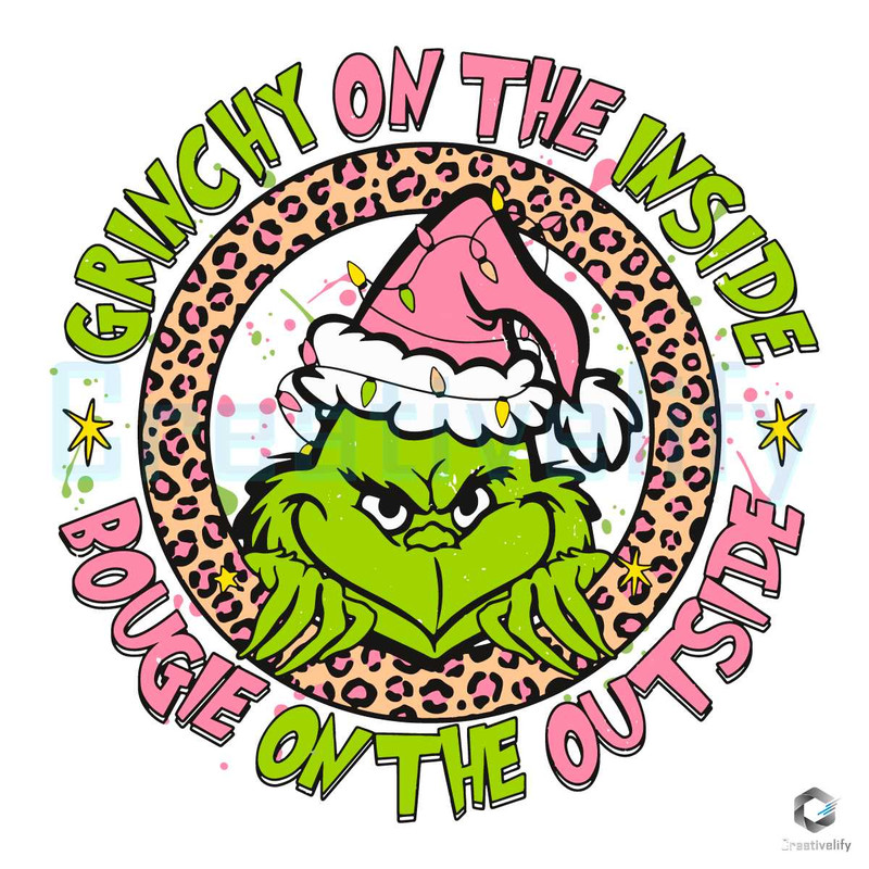 Leopard Grinchy On The Inside SVG Merry Xmas File.jpg