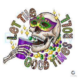 let the good times roll png mardi gras skeleton file