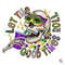 Let The Good Times Roll PNG Mardi Gras Skeleton File.jpg