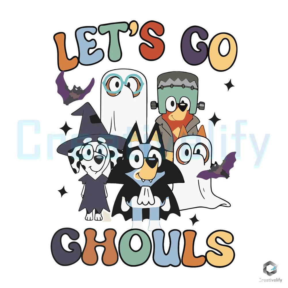 Lets Go Ghouls Bluey Halloween SVG Bingo Family Design.jpg