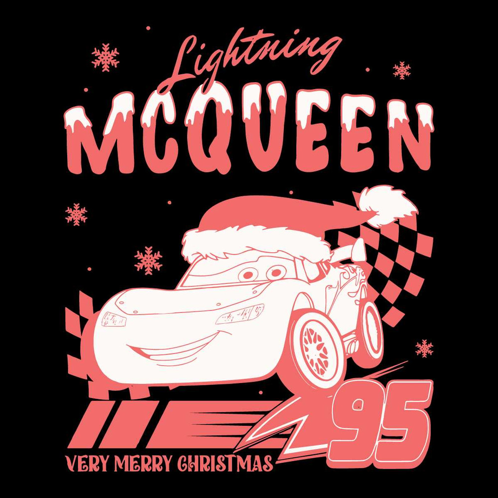 Lightning Mcqueen Christmas SVG Merry Xmas Car File.jpg