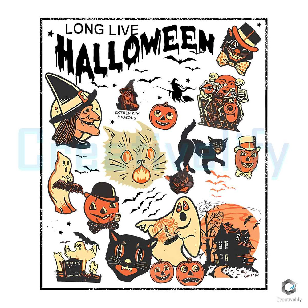 Long Live Halloween Png Vintage Black Cat Sublimation.jpg