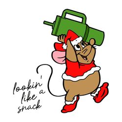 lookin like a snack xmas svg gus cinderella christmas file
