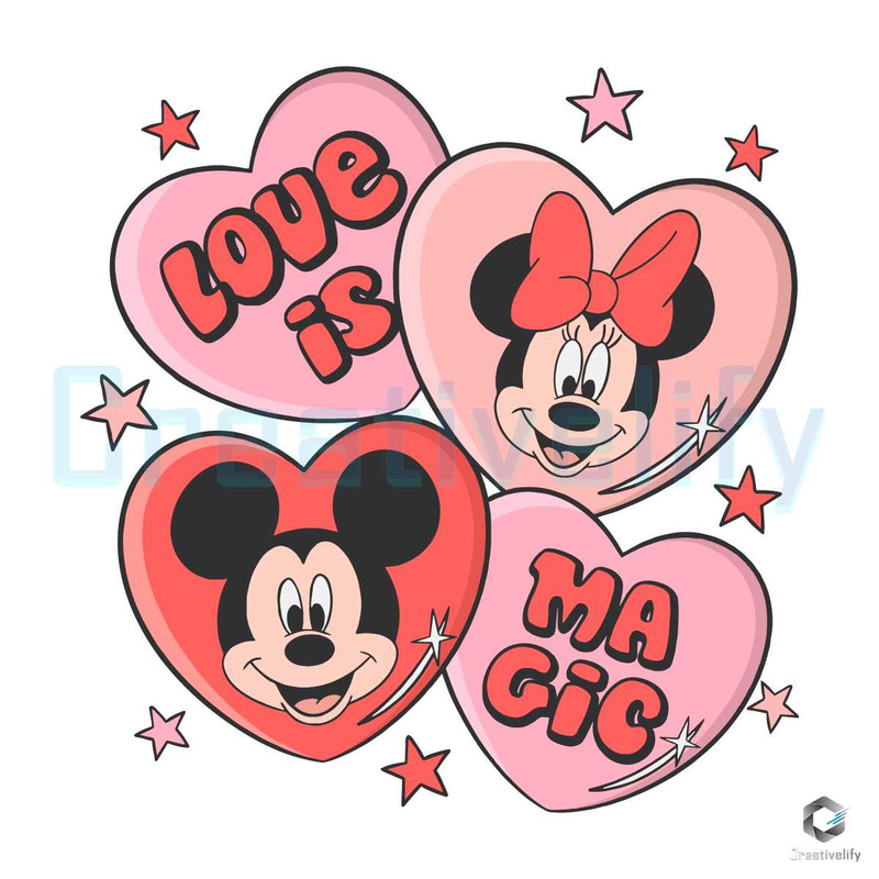 Love Is Magic Mickey Minnie SVG Valentine's Day File.jpg