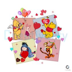 love winnie the pooh friends png valentines day file 1