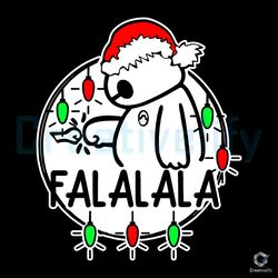 Lovely Falalala Baymax Christmas SVG Disney Xmas File