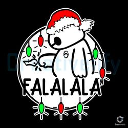 lovely falalala baymax christmas svg disney xmas file