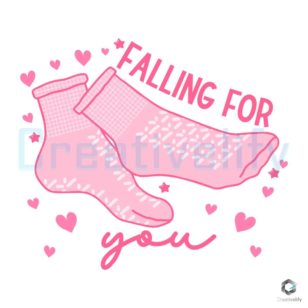 Loving Falling For You SVG Funny ICU Valentine File Design.jpg