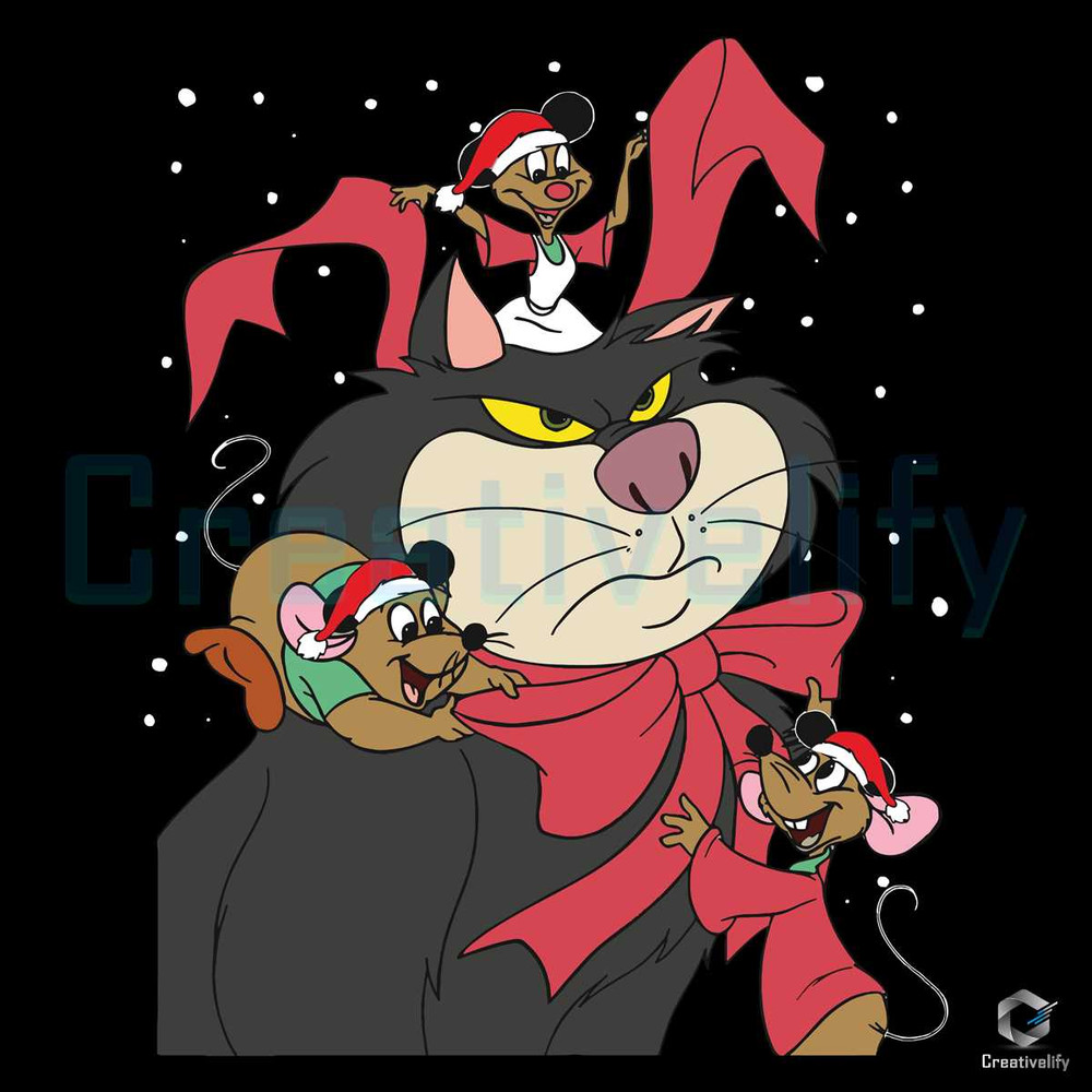 Lucifer Cat Jaq Gus SVG Cinderella Christmas File.jpg