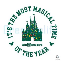 Magical Time Of The Year SVG Castle Christmas Light File