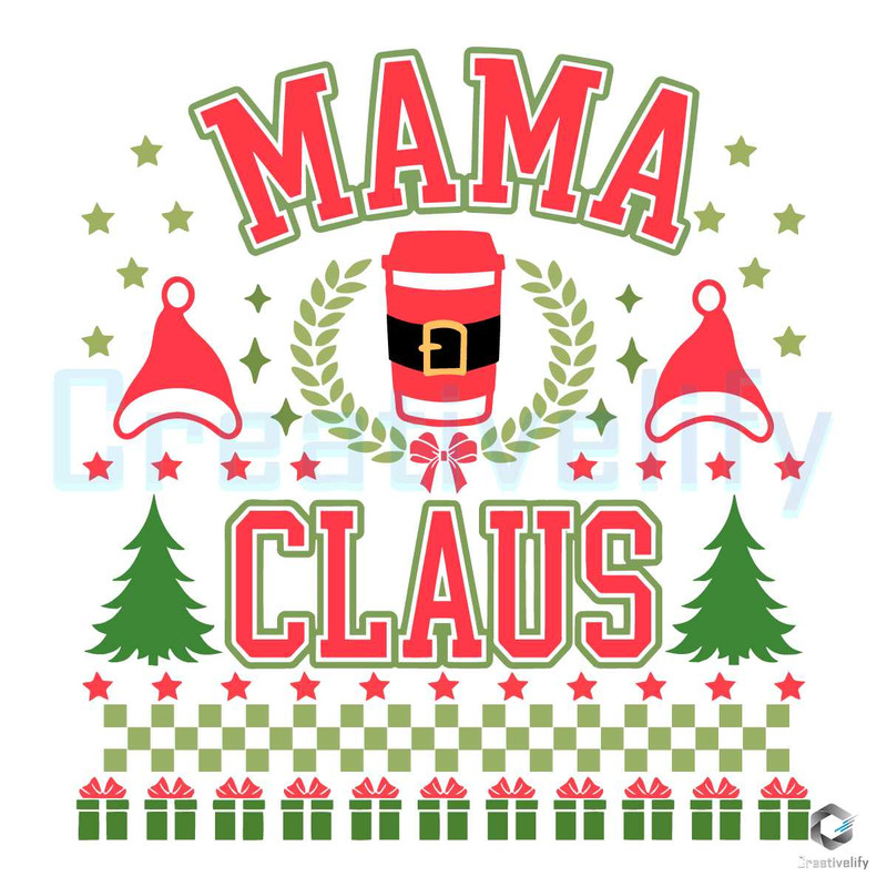 Mama Claus Christmas SVG Groovy Xmas File For Cricut.jpg