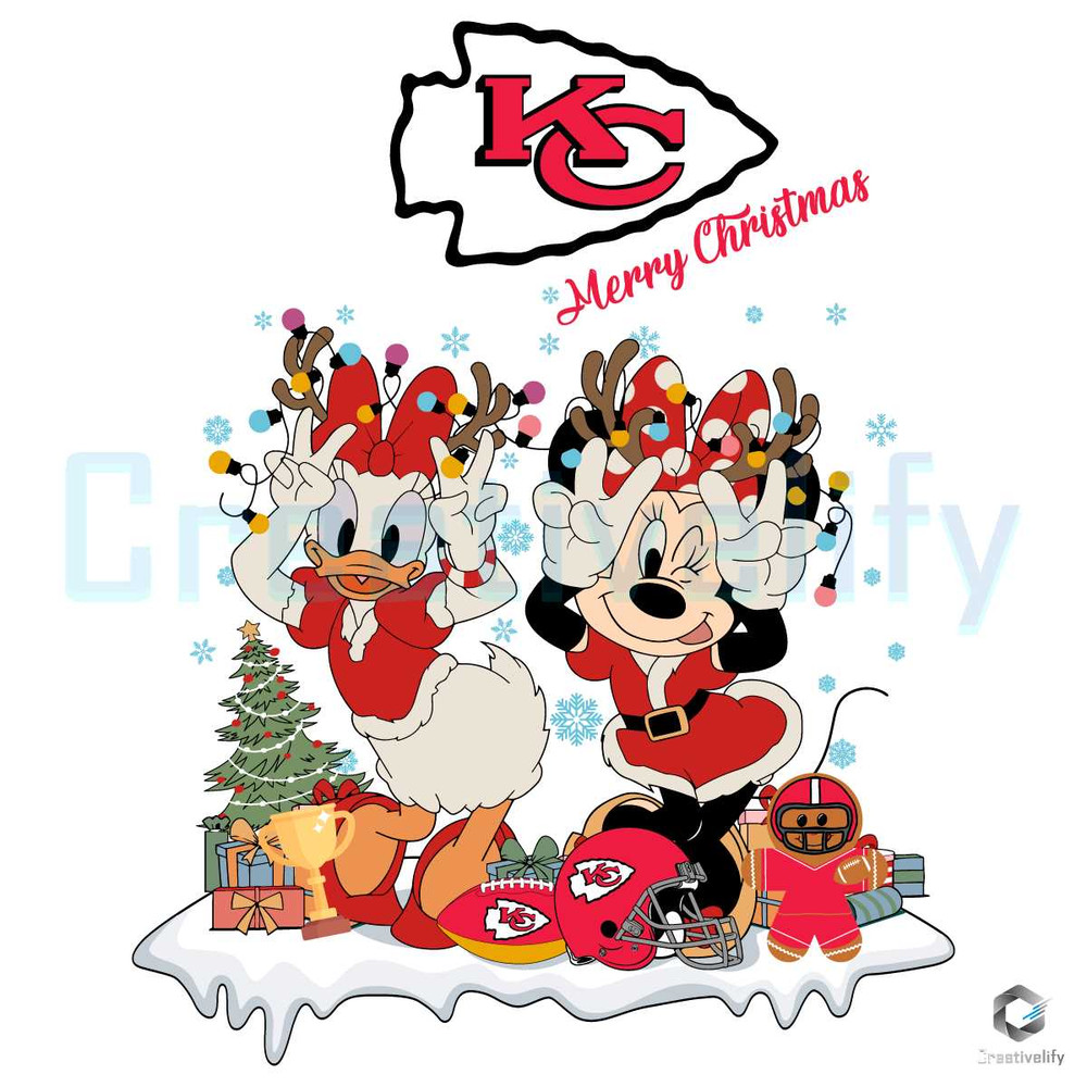 Merry Chiefsmas Daisy Minnie SVG Disney Kansas City File.jpg