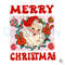 Merry Xmas Santa Wreath PNG Christmas Disco Balls File.jpg