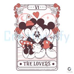 mickey and minnie lovers svg valentines day file