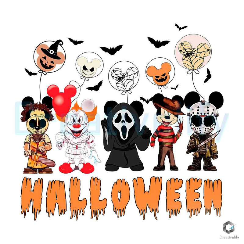 Mickey Ears Halloween Friends PNG Horror Disney File.jpg