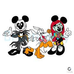 mickey jack minnie sally svg disney halloween file