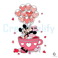 mickey minnie cup valentine svg love disney file