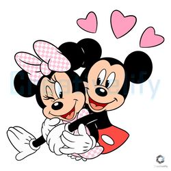 Mickey Minnie Lover SVG Disney Couple Vintage File
